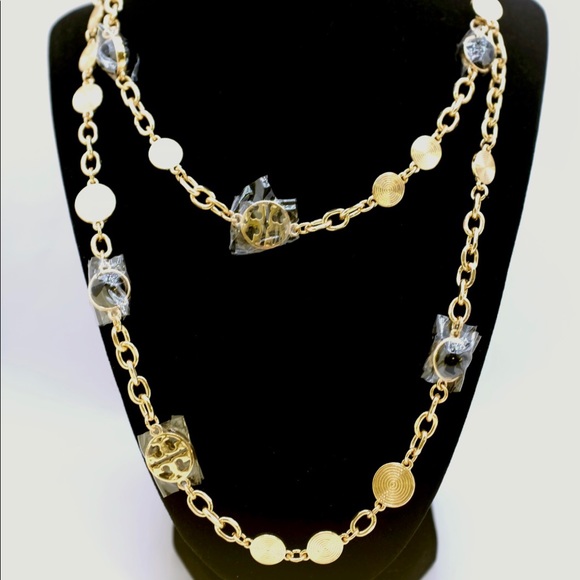 LAST ONE Tory burch Black Gold 2way Necklace - Picture 7 of 8